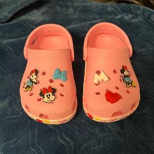 CROCS Kids Pink Minnie Mouse Clogs